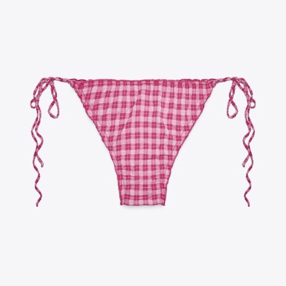 Zara Checkered Bikini Bottom - Picture 2 of 3